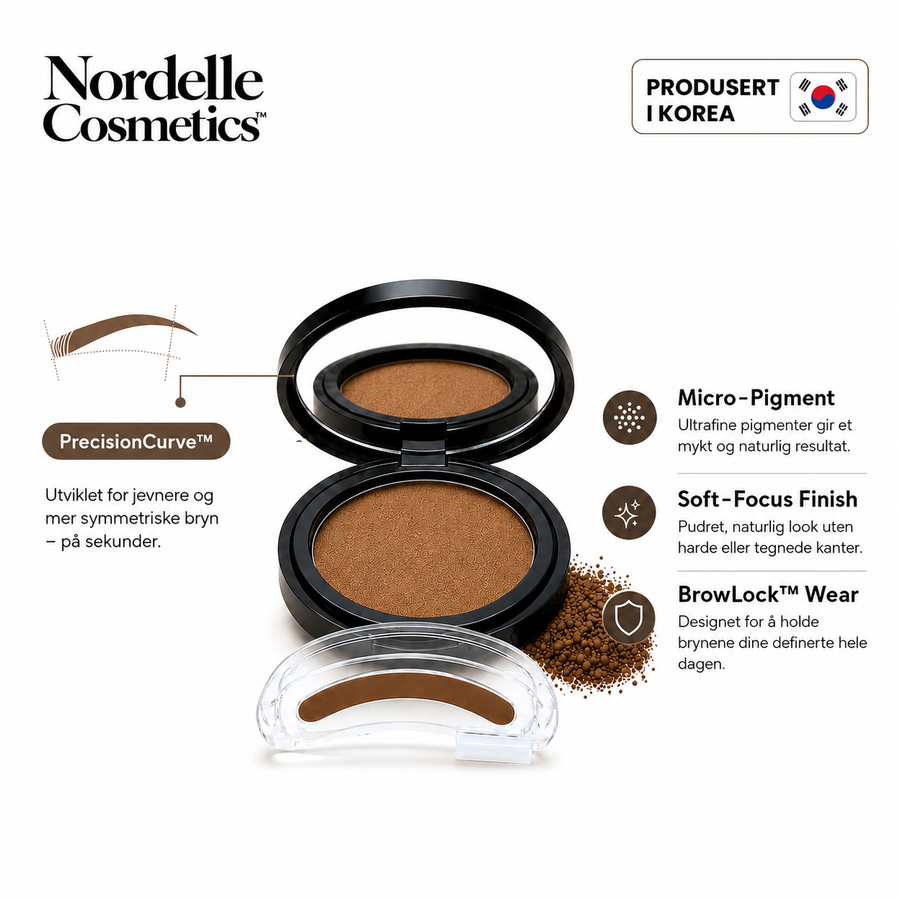 Nordelle™ Brow Stamp Kit – Vakre, naturlige bryn på sekunder