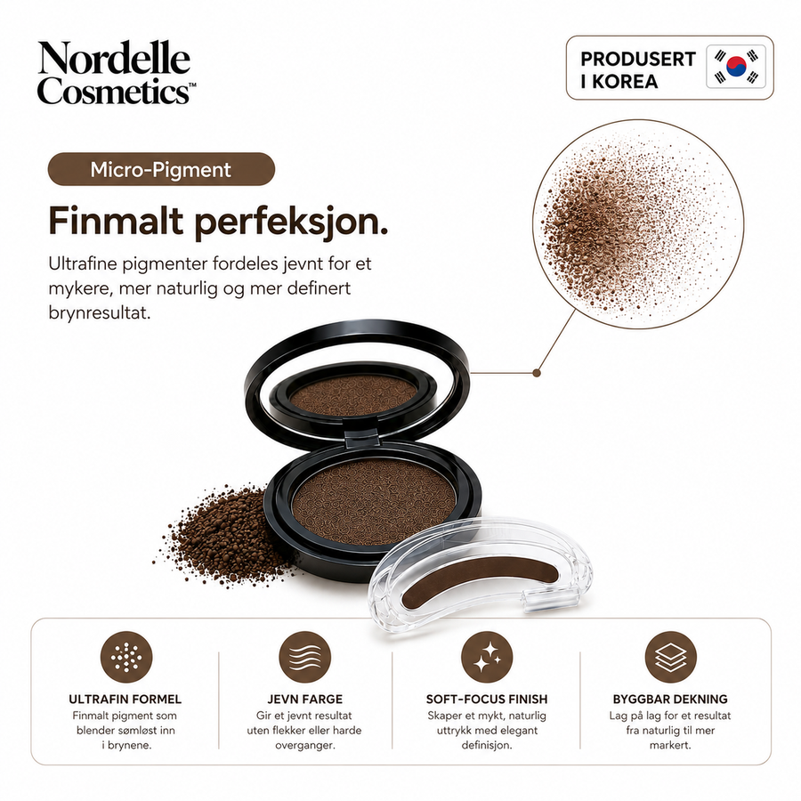 Nordelle™ Brow Stamp Kit – Vakre, naturlige bryn på sekunder
