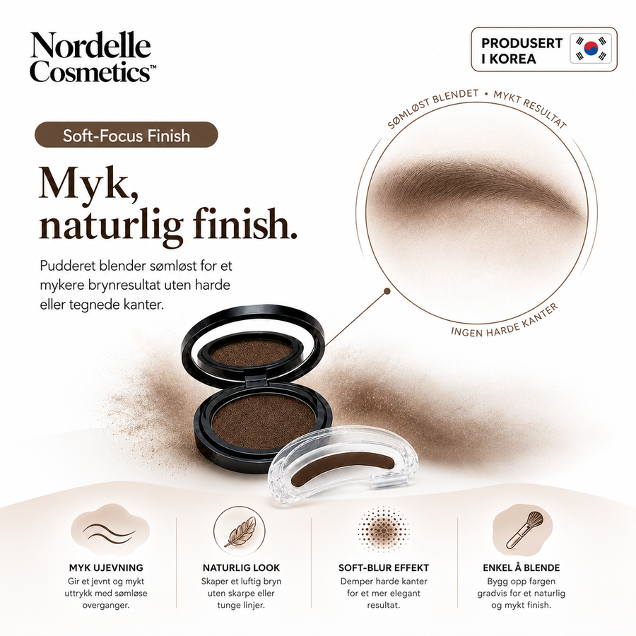 Nordelle™ Brow Stamp Kit – Vakre, naturlige bryn på sekunder